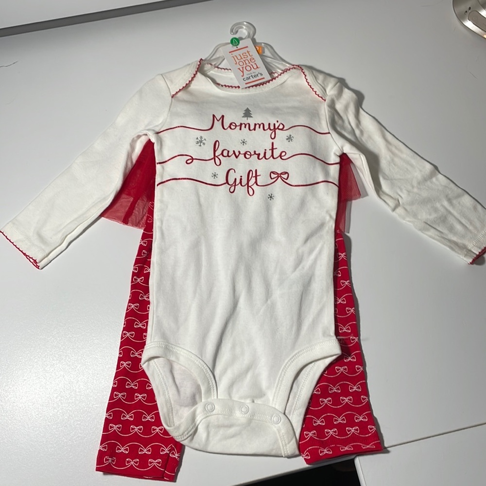 Carters Christmas outfit- 12m